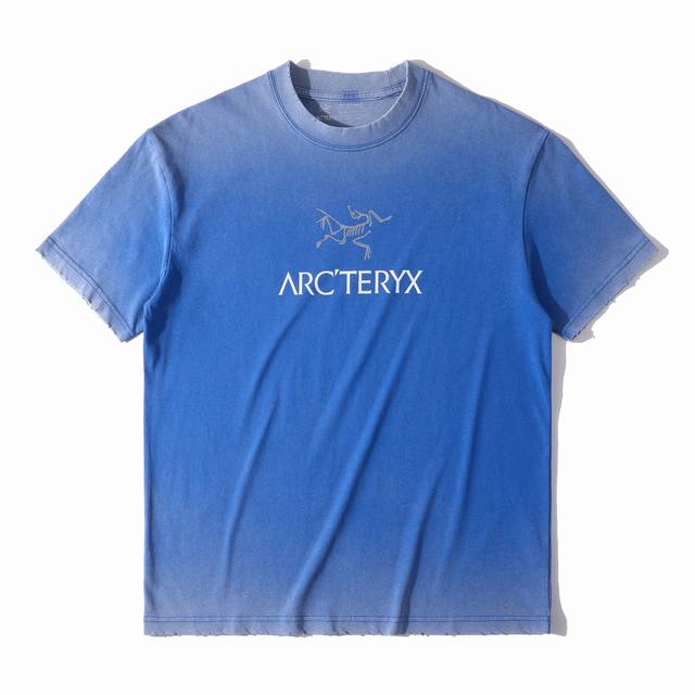 Arc'Teryx 25Ss Summer Classic Heavy-Crafted Retro Distressed Monkey Short-Sleeve