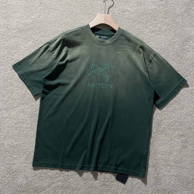 Arc'Teryx 25Ss Summer Classic Heavy-Crafted Retro Distressed Monkey Short-Sleeve