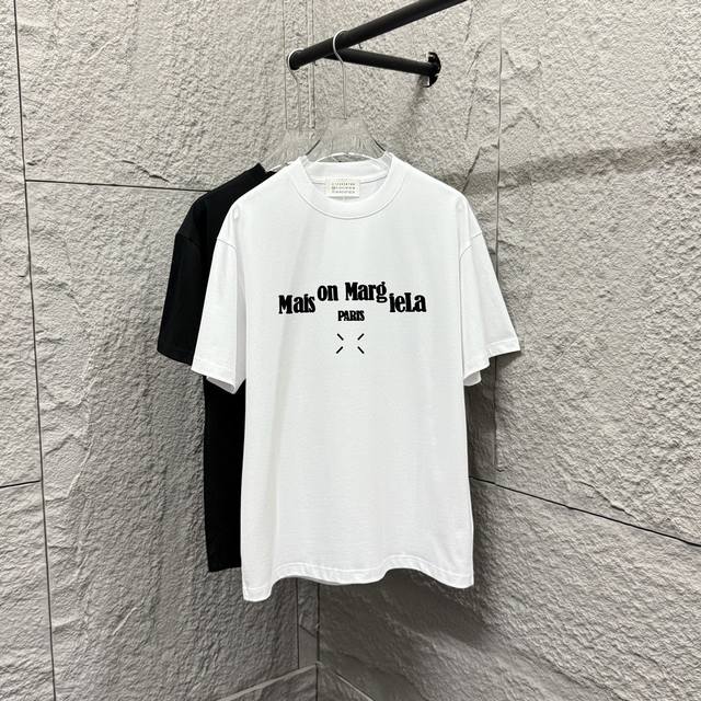 Mm6 Magee La 2025 Spring/Summer new Mm6 letter totem classic foaming process sho