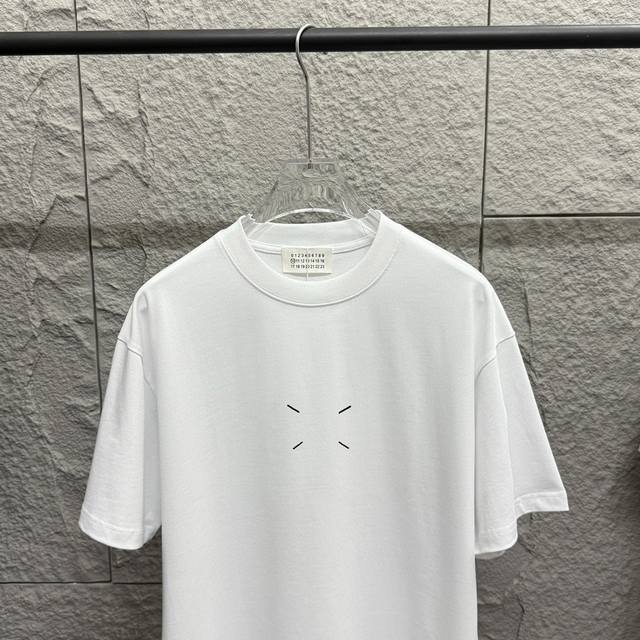 Mm6 Maggi*la 2025 spring and summer new style chest four-bar classic embroidery