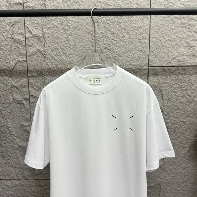 Mm6 Maggi*la 2025 spring and summer new style classic chest embroidery back lett