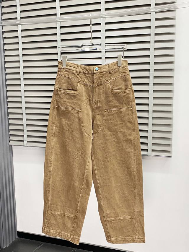 Louis Vuitton exclusive new wide-leg jeans, high-end version! Made with breathab