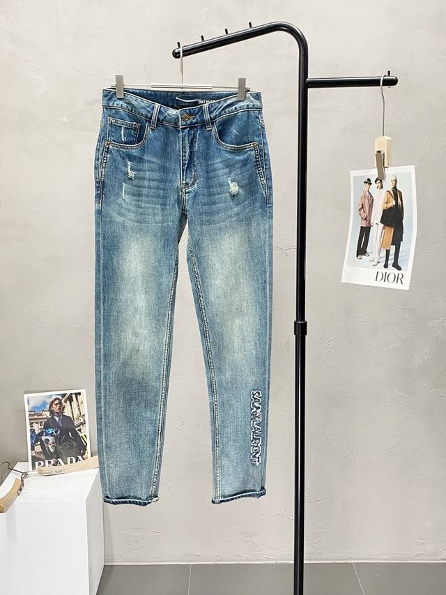 Saint Laurent exclusive, high-end version of these casual jeans! Made with breat