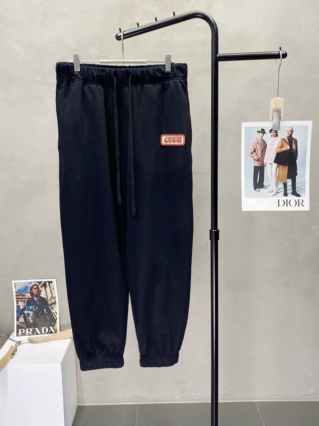Gucci exclusive new casual pants. High-end version! Breathable and comfortable f