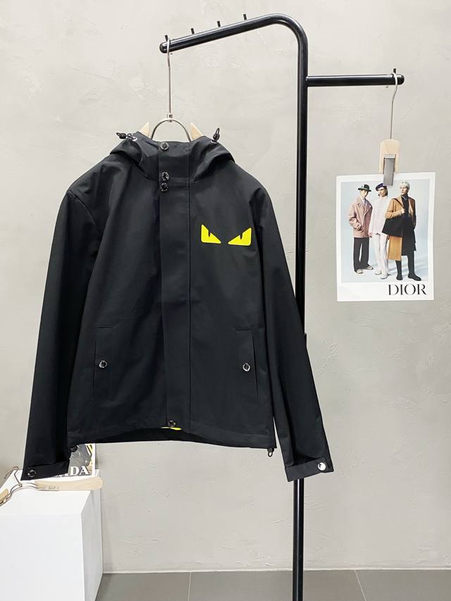 Fendi exclusive new original men's casual spring and autumn jacket breathable an