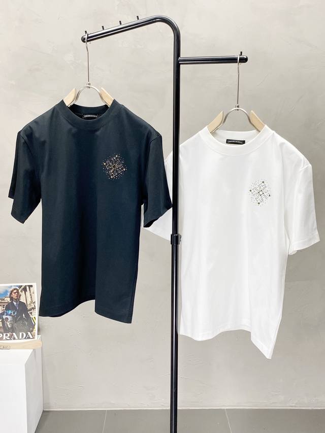 Chrome Hearts exclusive new original men's casual short-sleeved high-end high ve