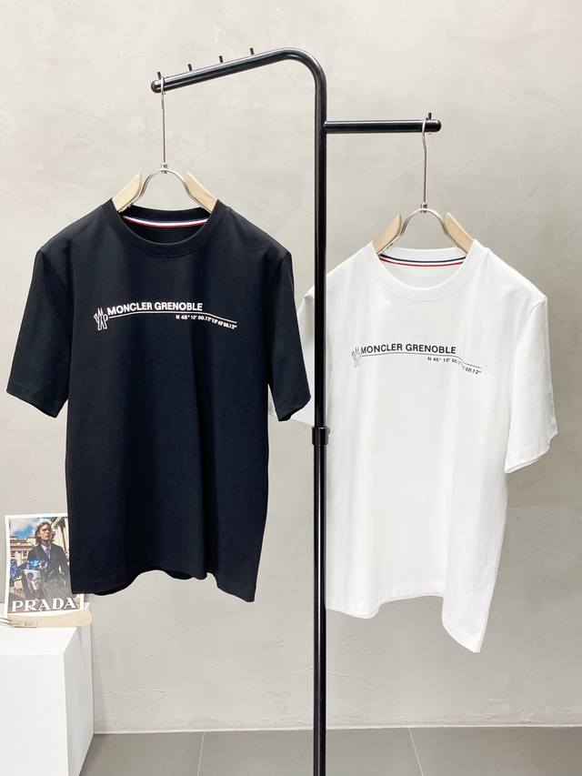 Moncler exclusive new original men's casual short-sleeved high-end version fashi