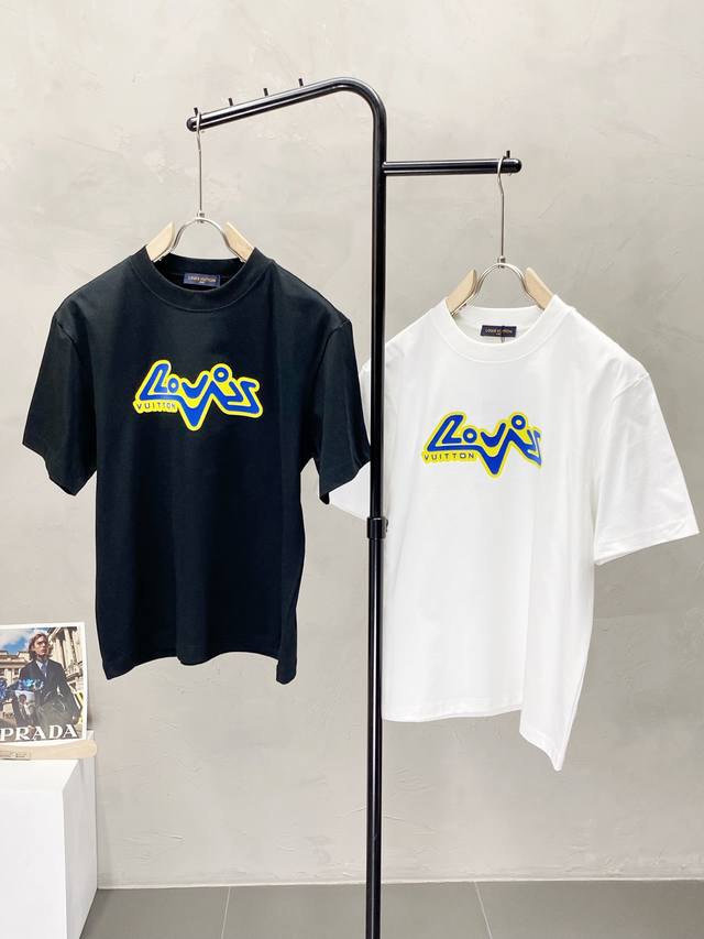 Louis Vuitton exclusive new original men's casual short-sleeved high-end high-ed