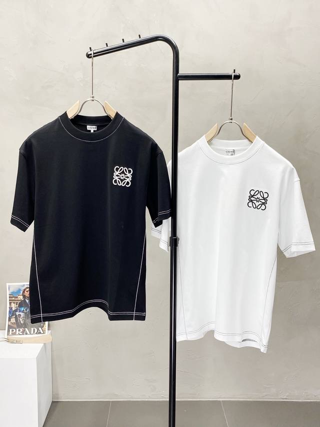 Loewe exclusive new original men's casual short-sleeved high-end high version fa