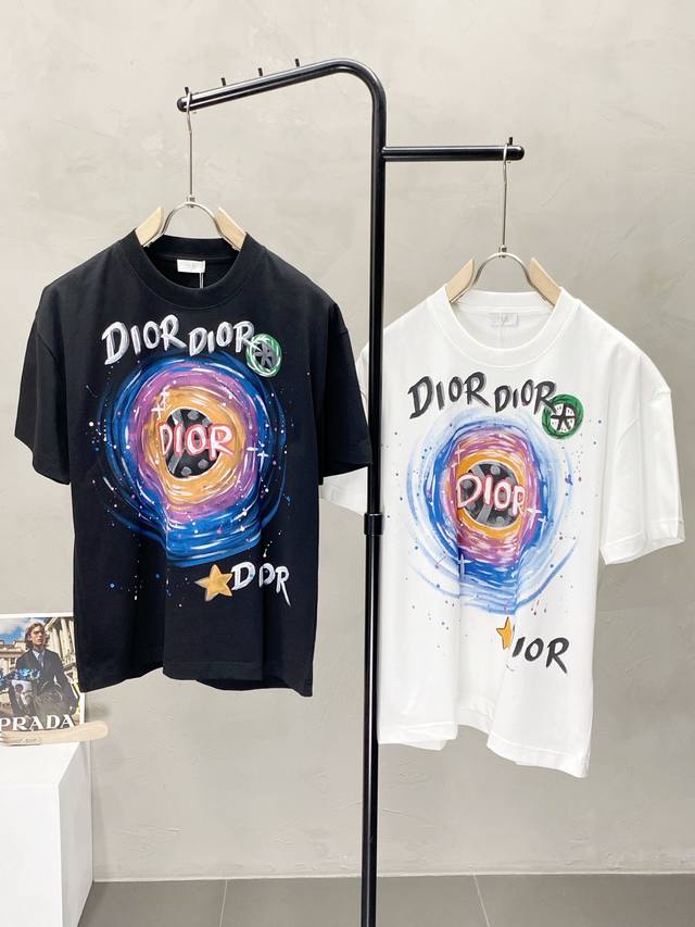 Dior exclusive new original men's casual short-sleeved high-end version fashiona