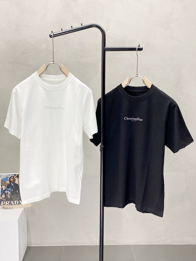 Dior exclusive new original men's casual short-sleeved high-end version fashiona