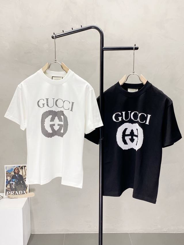Gucci exclusive new original men's casual short-sleeved high-end version fashion
