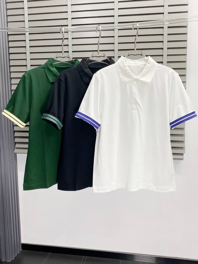 Burberry exclusive new original men's casual lapel short-sleeved high-end versio