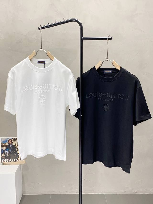 Louis Vuitton exclusive new original men's casual short-sleeved high-end high-ed