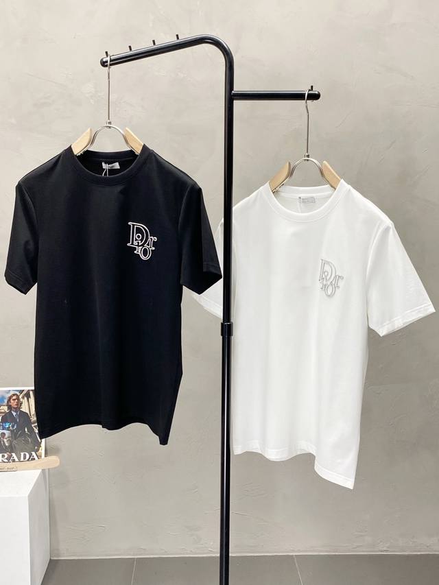 Dior exclusive new original men's casual short-sleeved high-end high version fas