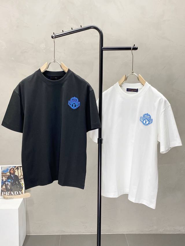 Louis Vuitton exclusive new original men's casual short-sleeved high-end high-ed