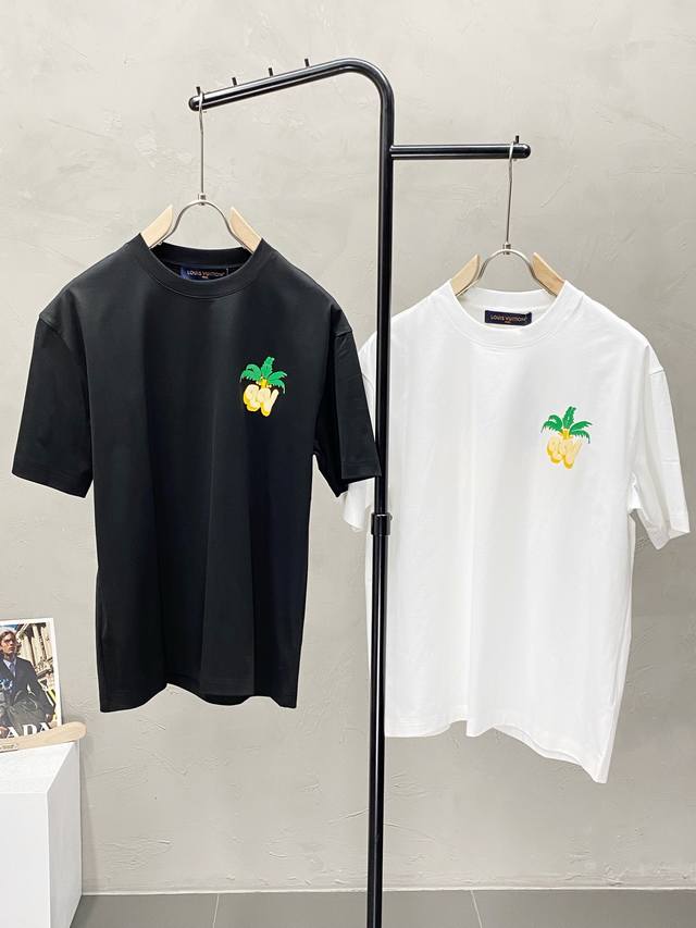 Louis Vuitton exclusive new original men's casual short-sleeved high-end high-ed