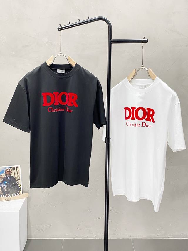 Dior exclusive new original men's casual short-sleeved high-end high version fas