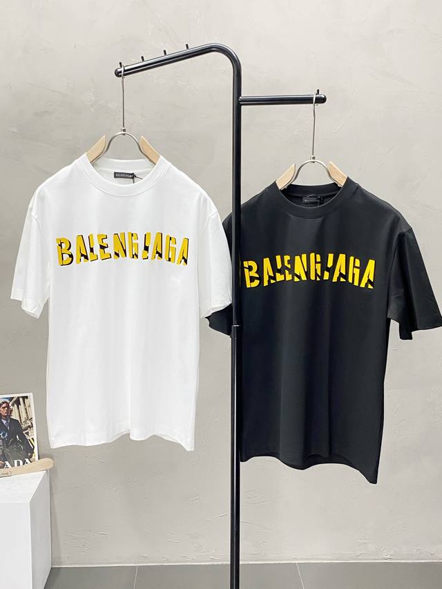 Balenciga exclusive new original men's casual short-sleeved shirt, high-end high