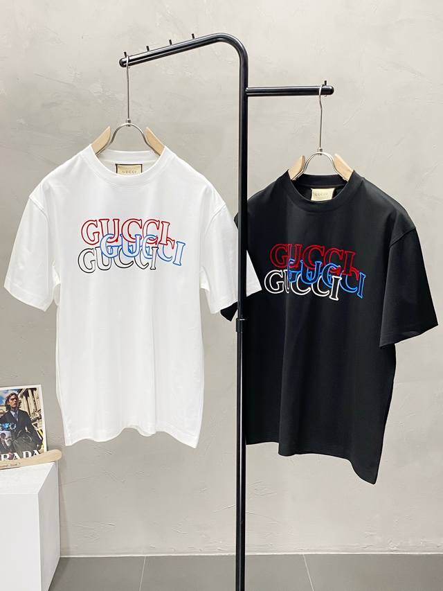 Gucci exclusive new original men's casual short-sleeved high-end high-edition fa