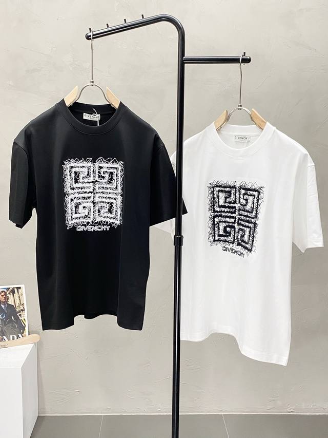 Givenchy Exclusive New Original Men's Casual Short Sleeve High-end High Edition