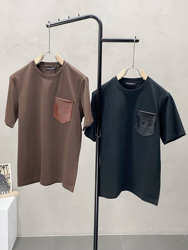 Dolce & Gabbana exclusive new original men's casual short-sleeved high-end versi
