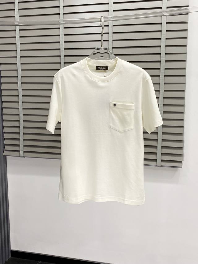 Lp-Loro Piano Exclusive new original men's casual short-sleeved high-end version