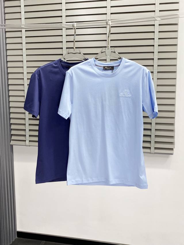 Lp-Loro Piano Exclusive new original men's casual short-sleeved high-end version