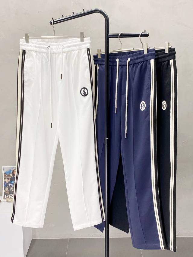 Saint Laurent exclusive new spring/autumn casual pants, high-end edition! Breath