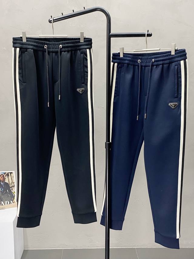 Exclusive Prada new casual pants. High-end edition! Breathable and comfortable f
