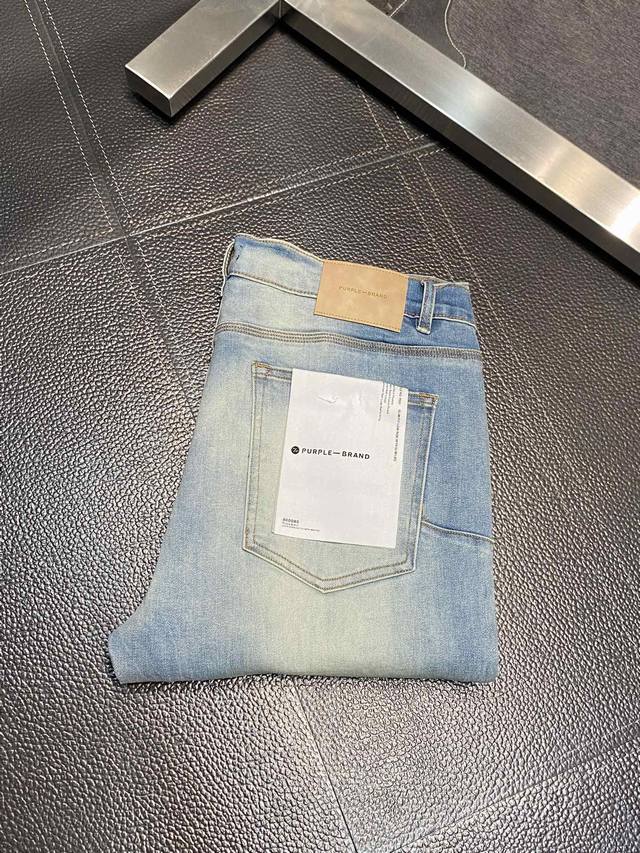 Purple Brand exclusive new slim-fit straight jeans, a premium version! Made with