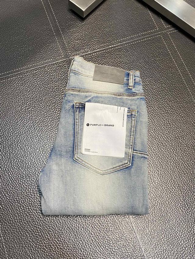 Purple Brand exclusive new slim-fit straight jeans, a premium version! Made with