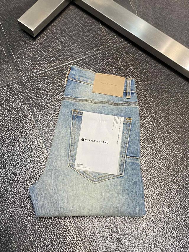 Purple Brand exclusive new slim-fit straight jeans, a premium version! Made with