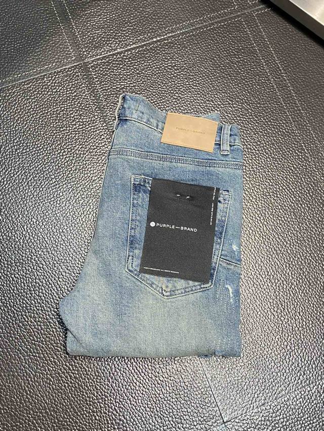 Purple Brand exclusive new slim-fit straight jeans, a premium version! Made with