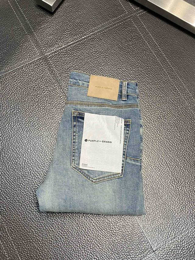 Purple Brand exclusive new slim-fit straight jeans, a premium version! Made with
