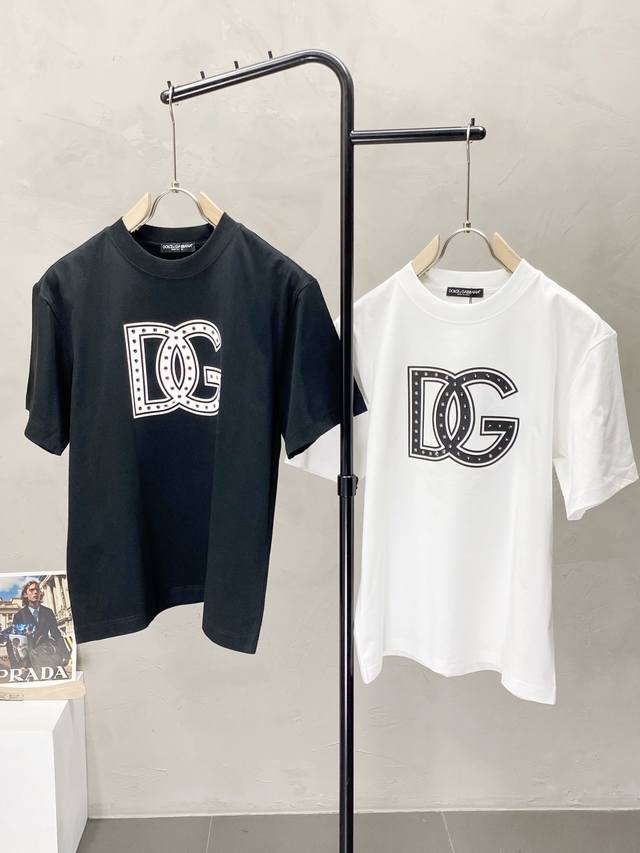 Dolce & Gabbana exclusive new original men's casual short-sleeved high-end high-