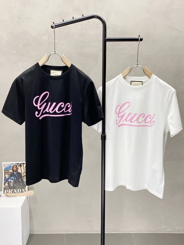 Gucci exclusive new original men's casual short-sleeved high-end high-edition fa