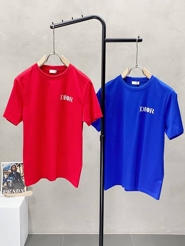 Dior exclusive new original men's casual short-sleeved high-end high version fas