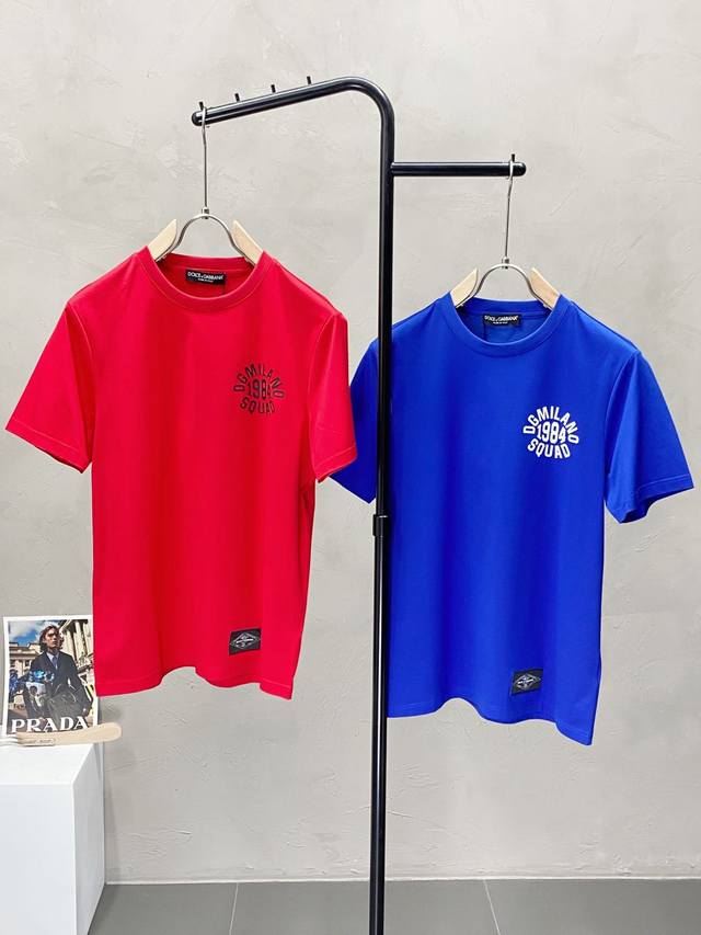 Dolce & Gabbana exclusive new original men's casual short-sleeved high-end high-