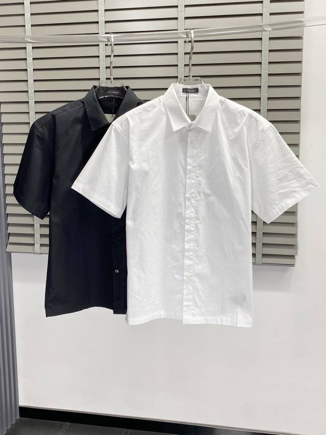 Balenciga exclusive new original men's casual short-sleeved shirt, high-end vers