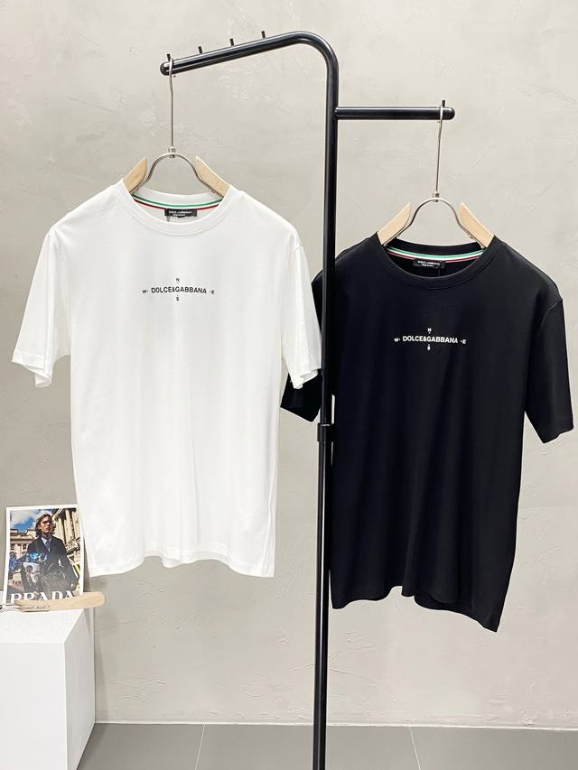 Dolce & Gabbana exclusive new original men's casual short-sleeved high-end versi