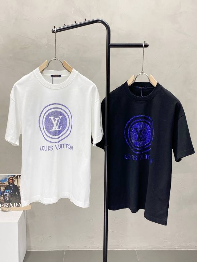 Louis Vuitton exclusive new original men's casual spring and summer short-sleeve