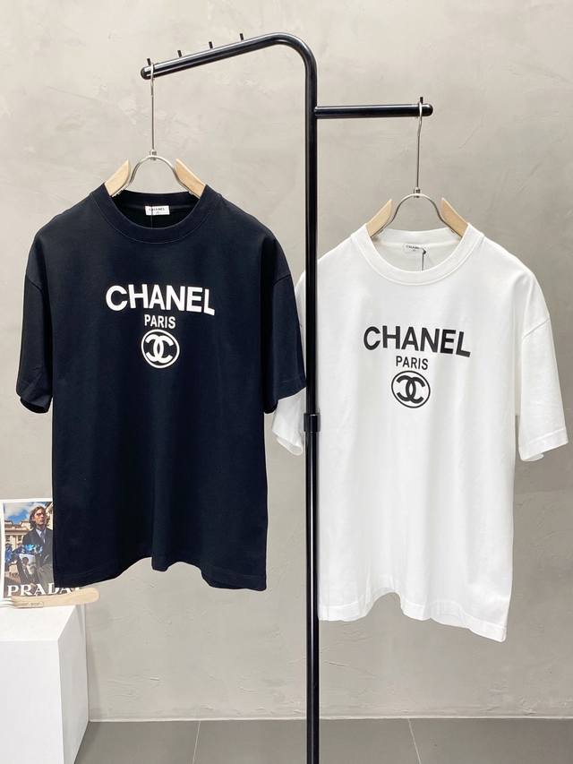 Chanel exclusive new original men's casual spring and summer short-sleeved high-