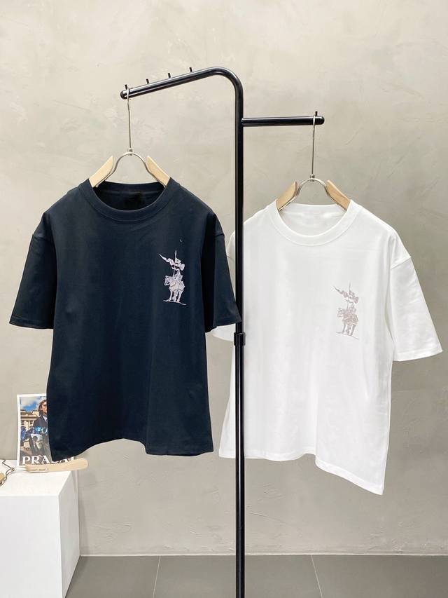 Burberry exclusive new original men's casual spring and summer short-sleeved hig