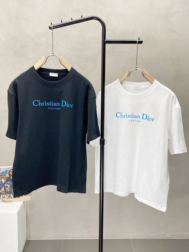 Dior exclusive new original men's casual spring and summer short-sleeved high-en