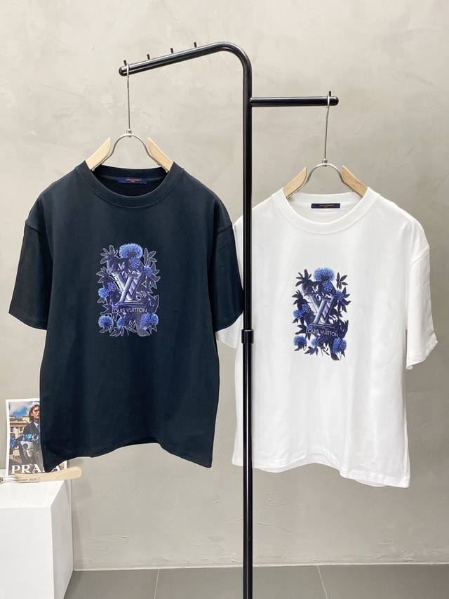 Louis Vuitton exclusive new original men's casual spring and summer short-sleeve