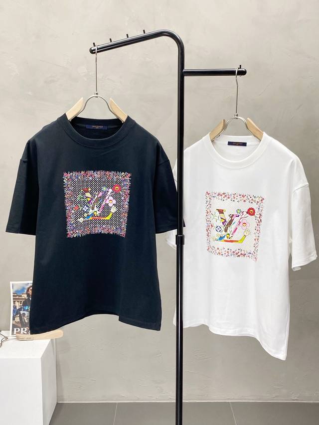 Louis Vuitton exclusive new original men's casual spring and summer short-sleeve
