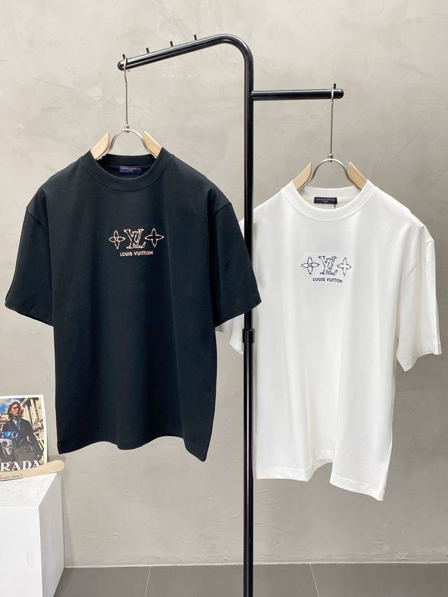 Louis Vuitton exclusive new original men's casual spring and summer short-sleeve