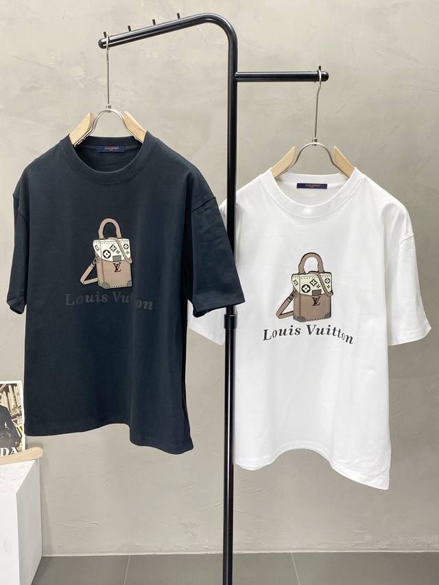 Louis Vuitton exclusive new original men's casual spring and summer short-sleeve