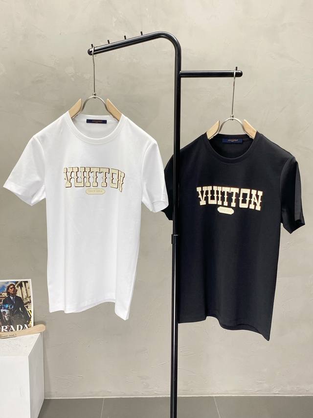 Louis Vuitton exclusive new original men's casual spring and summer short-sleeve